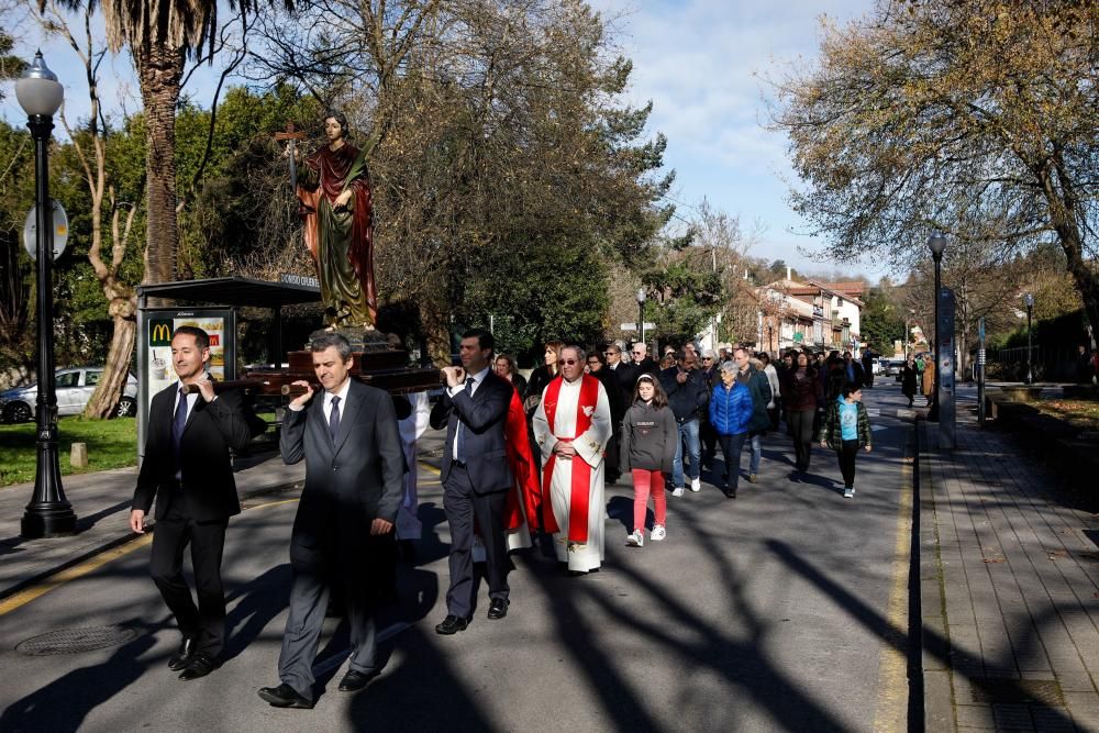 Fiesta patronal en la parroquia de San Julián de S