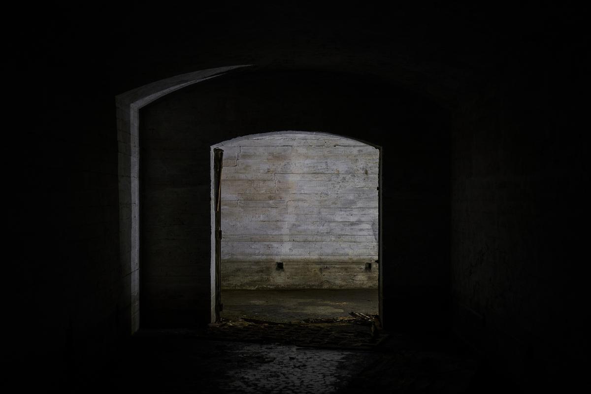 El refugio de la plaza Tetuán.