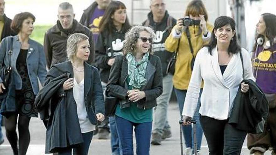 Quintana a l&#039;arribada del jutjat tot i que no va accedir a la sala de vistes