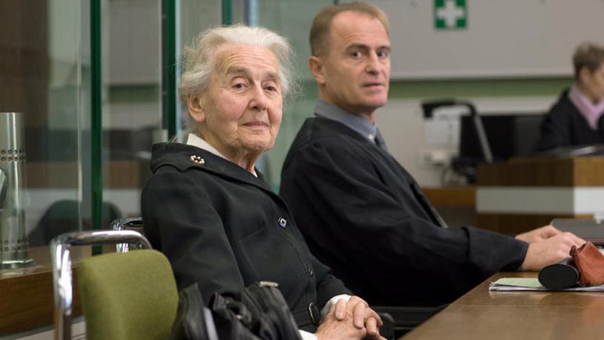 Ursula Haverbeck, ante el tribunal.