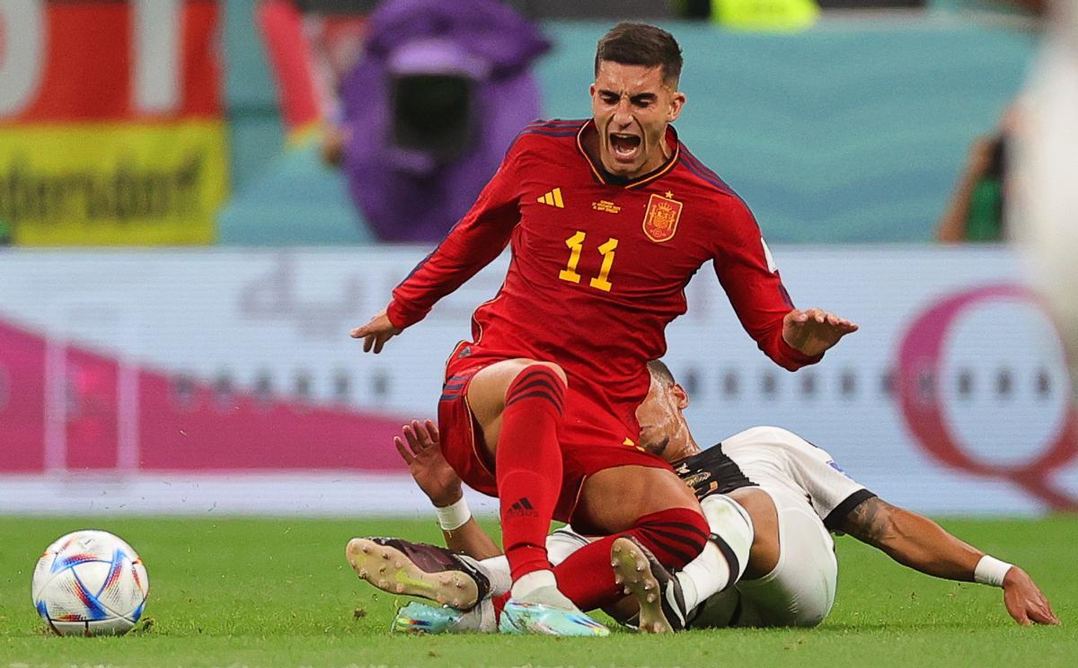 Fase de grupos del Mundial de Fútbol Qatar 2022 entre España y Alemania en el estadio Al Bait en Al Khor (Catar)