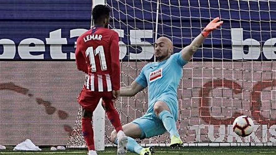 Thomas Lemar va materialitzar el treballat triomf matalasser a Eibar