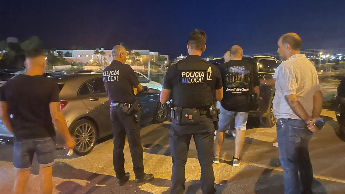 Imagen de uno de los operativos contra taxis piratas