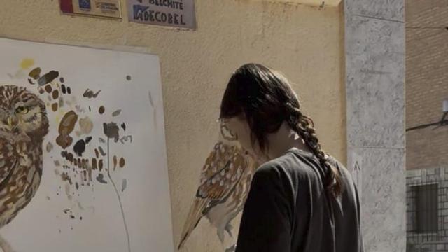La autora de  estas pinturas es Maya Vericad.