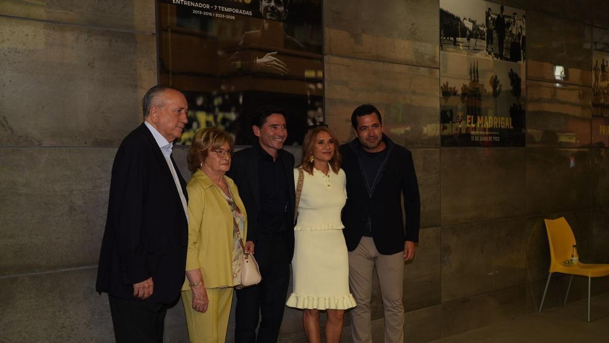 El Villarreal homenajea a Marcelino y lo incorpora con una placa al ‘Passeig Groc’