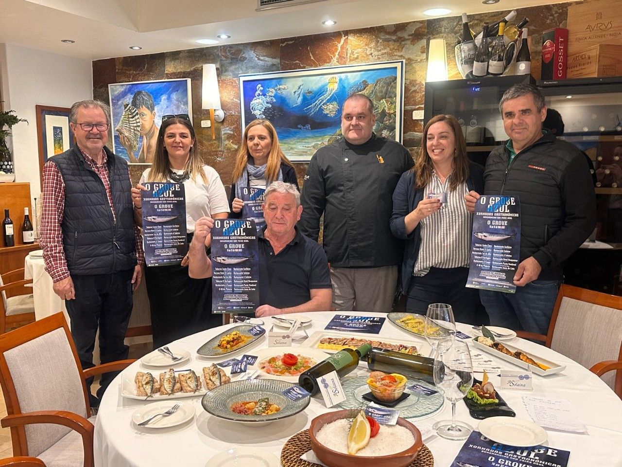 Presentación de las jornadas gastronómicas del pescado azul que organiza Emgrobes y se celebran hasta el 31 de mayo.