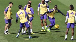 Así fue el último entrenamiento del Real Madrid antes de visitar Mallorca