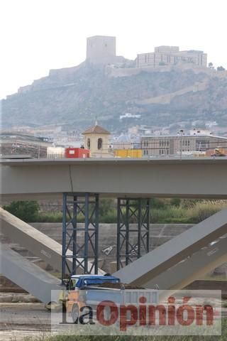 El nuevo puente en Lorca, a punto de terminar