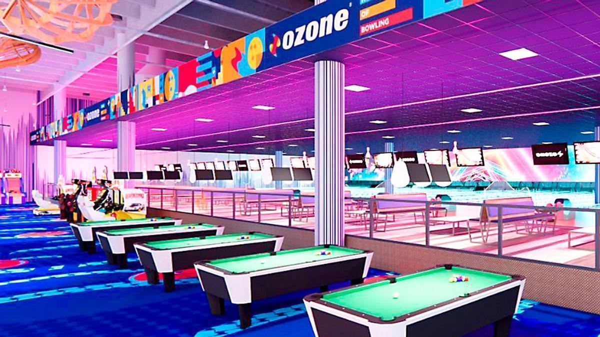 Una imagen del Megaozone Bowling de Sevilla Este.