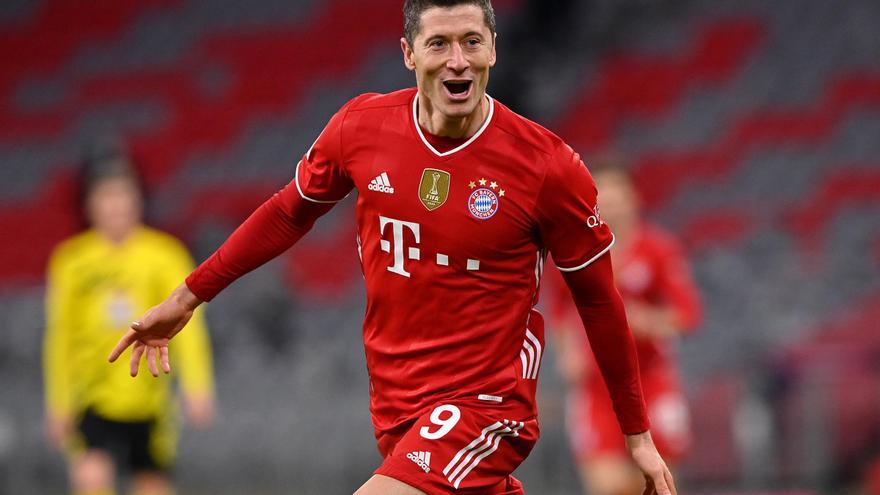 Lewandowski iguala el récord del &#039;Torpedo&#039; Müller como máximo goleador en una temporada de la Bundesliga