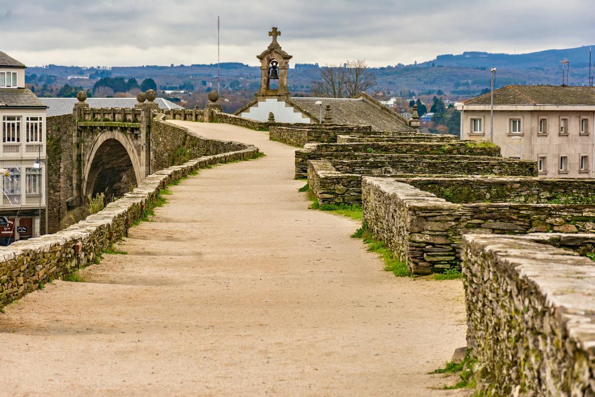 El adarve de la muralla