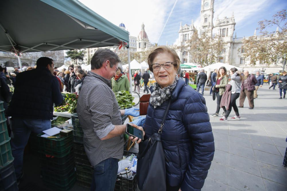 'De l'horta a la plaça' en la plaza del Ayuntamiento, de València