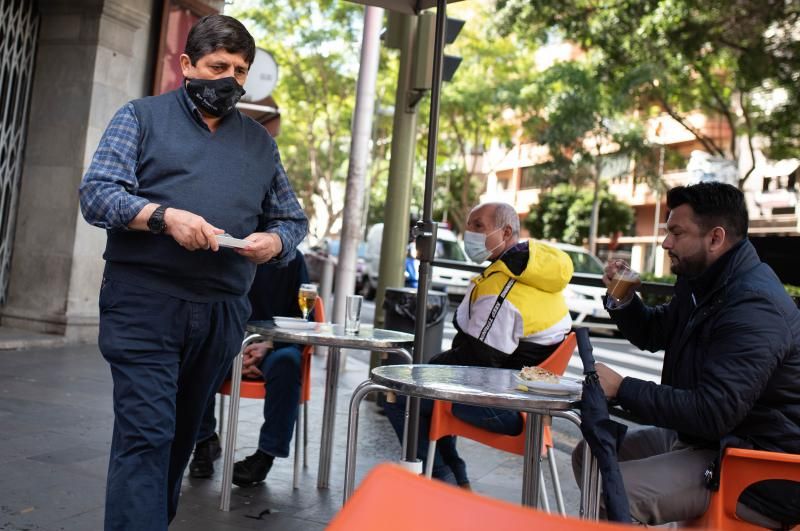 Terrazas del área metropolitana de Tenerife en el arranque de la tercera ola del coronavirus