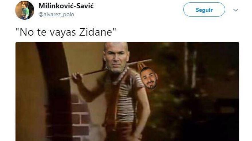 Nuevos memes de la espantada de Zidane