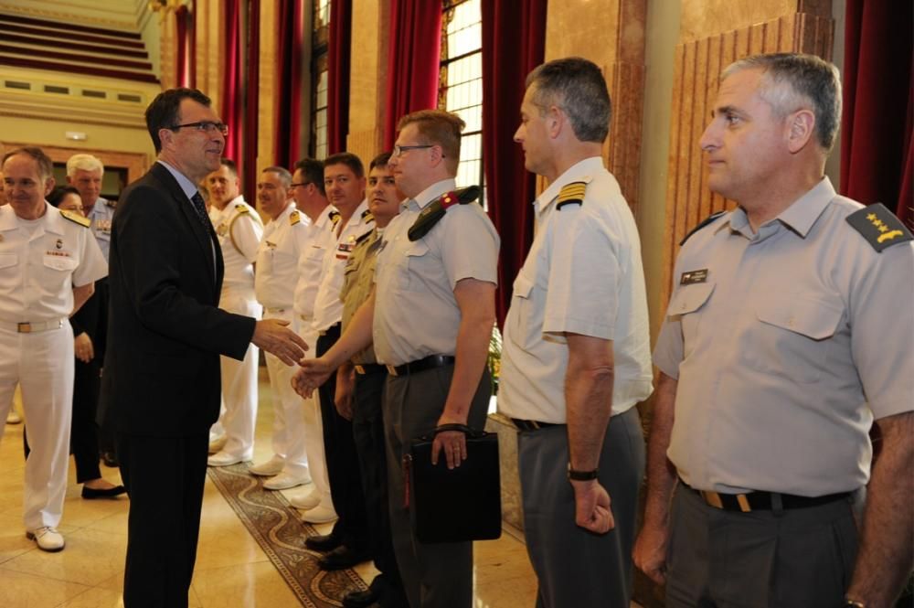 Recepción de Agregados de Defensa Militares Navales y Aéreos