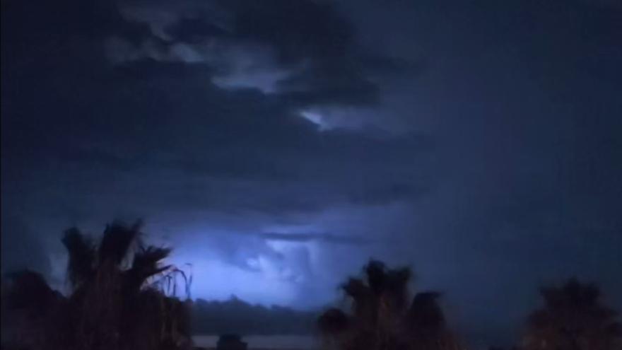 Tormenta eléctrica en la Patacona