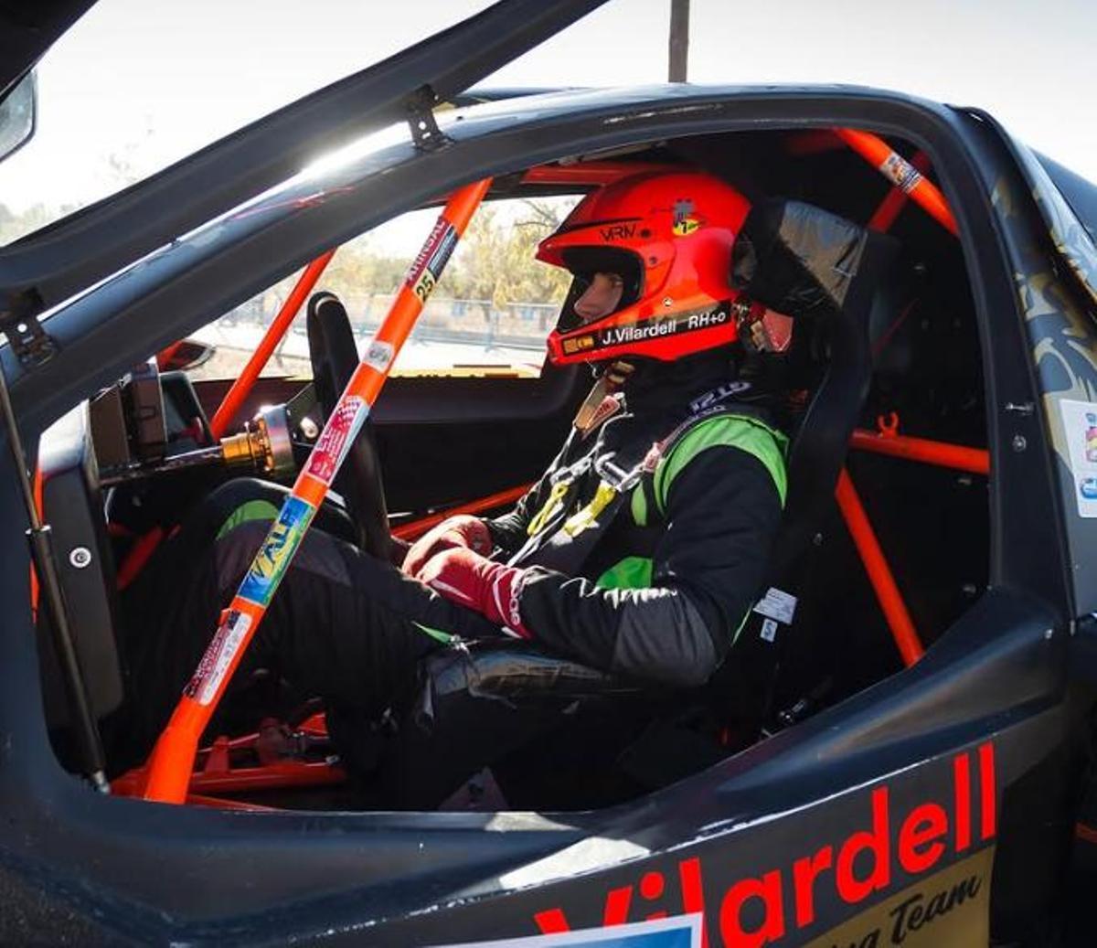 Vilardell dins el monoplaça.