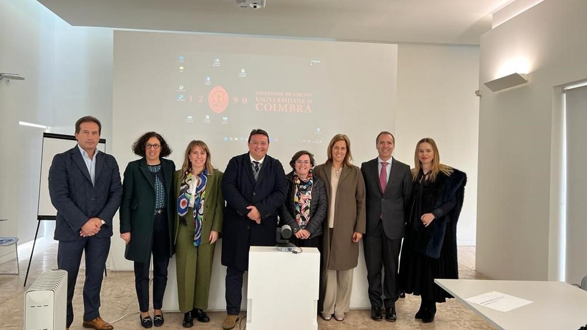 Visita de los representantes de la Facultad de Ciencias Sociales y Jurídicas de la UMH Elche visitan las universidades portuguesas