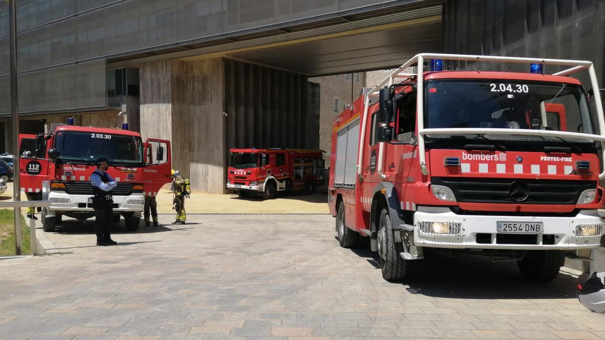 Evacuen els treballadors de la seu de Generalitat de Girona per una alarma d'incendi