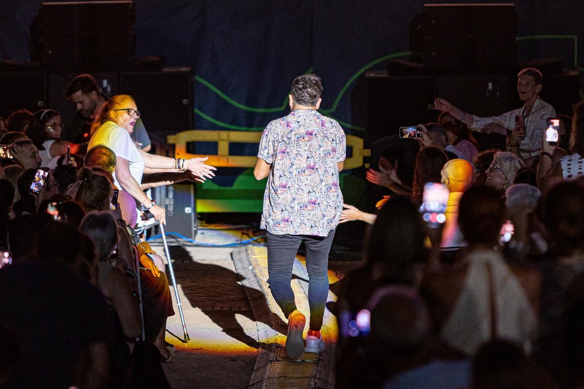 Pablo López, tras bajar del escenario del Marenostrum Fuengirola este jueves, 30 de julio Pablo López, tras bajar del escenario del Marenostrum Fuengirola este jueves, 30 de julio
