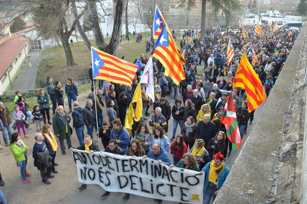 Berga omple els carrers amb una de les mobilitzaci