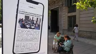 Inaugurada una exposición en la Alameda Principal previa al II Foro del Mediterráneo