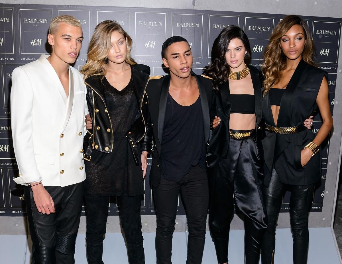 Los modelos protagonistas de la campaña de Balmain x H&M en Nueva York