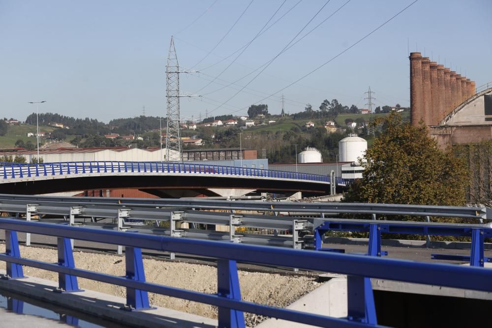 Visita a las obras del enlace de la autopista Y con el PEPA