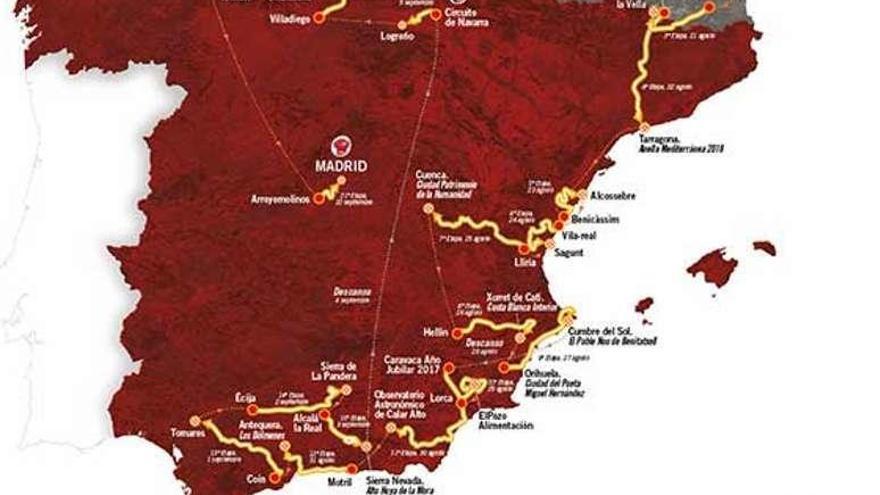 Recorrido de la ronda española que comienza esta tarde.