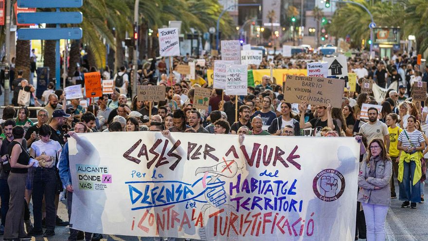 Protesta por la vivienda en Alicante