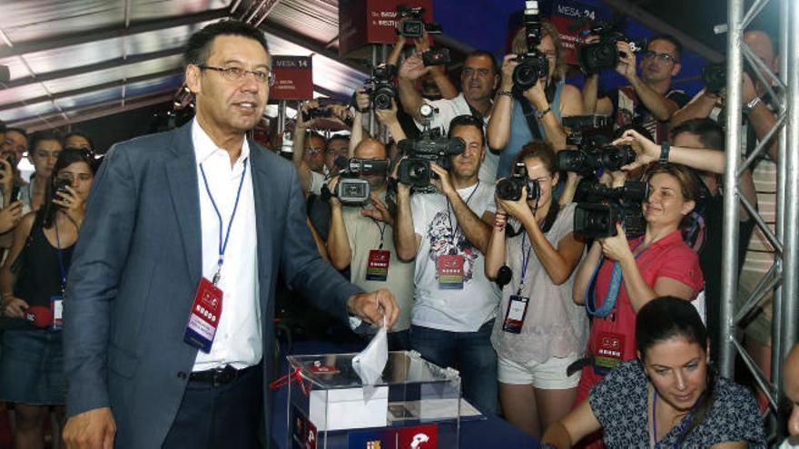 Bartomeu, ganador de las elecciones del FC Barcelona