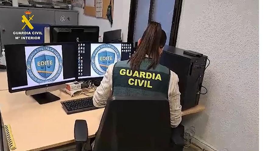 La Guardia Civil desarticula una banda de criptoestafadores que actuó en València