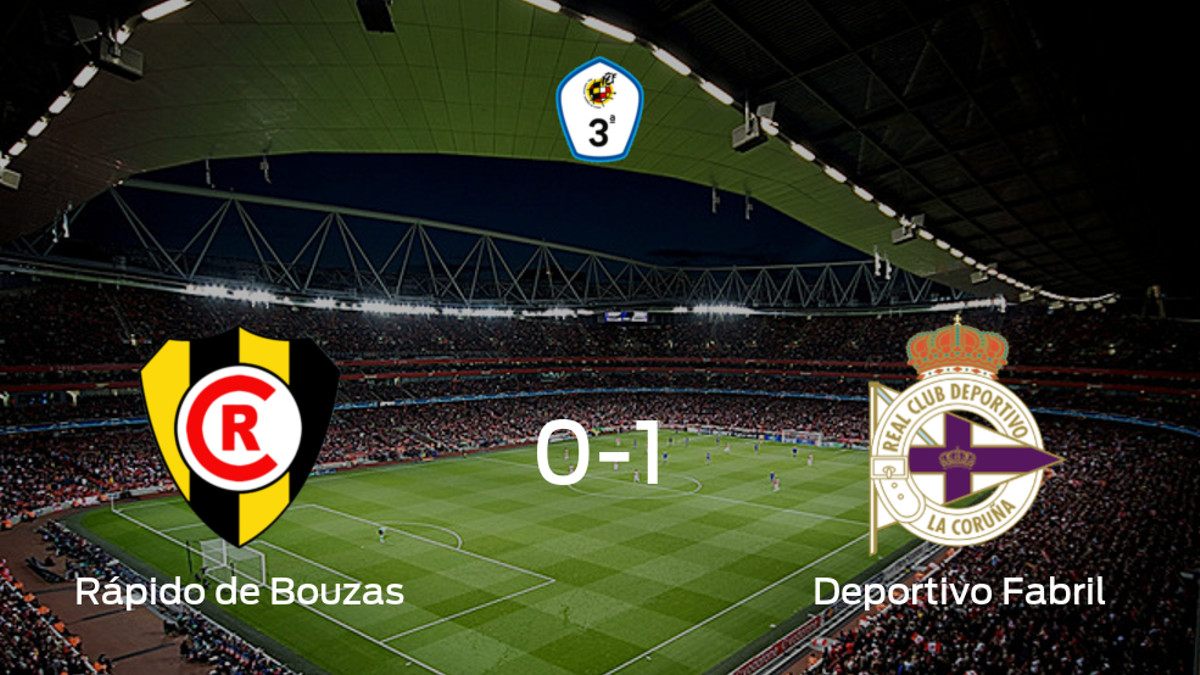 El Deportivo Fabril se lleva los tres puntos ante el Rápido de Bouzas (0-1)