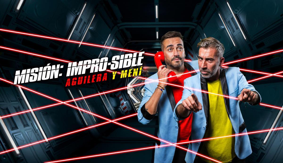 Javi Aguilera y Carlos Mení, con su show ‘Misión Impro-sible’.