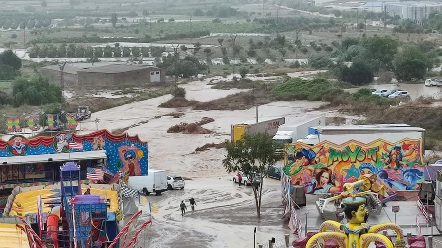 Las fuertes lluvias causan destrozos en Llíria