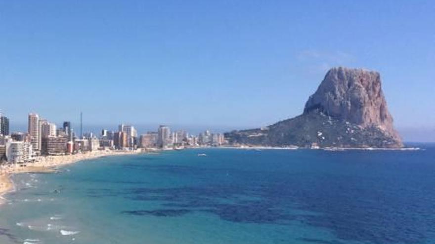 Vista del Peñón de Ifach, en el municipio de Calp.