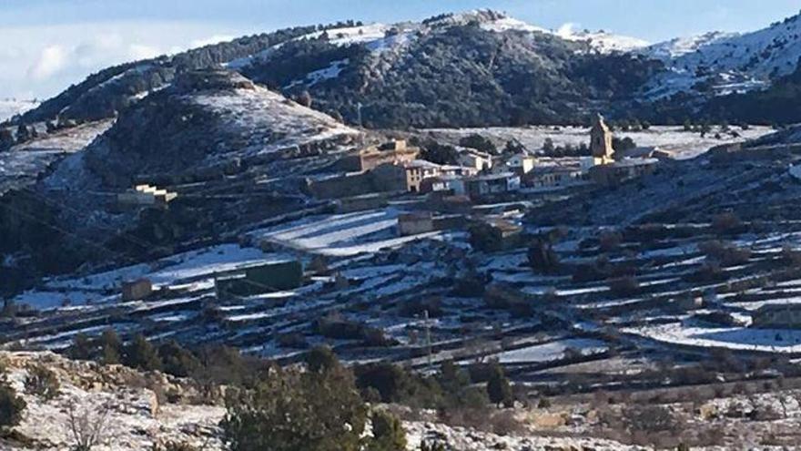 La nieve reaparece en Castellón