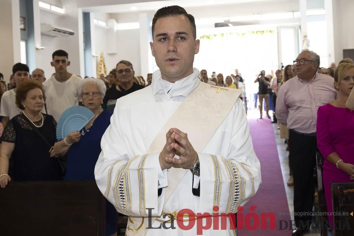 Así se ha vivido la ordenación sacerdotal de Miguel Tovar Fernández en la pedanía molinense de Torrealta