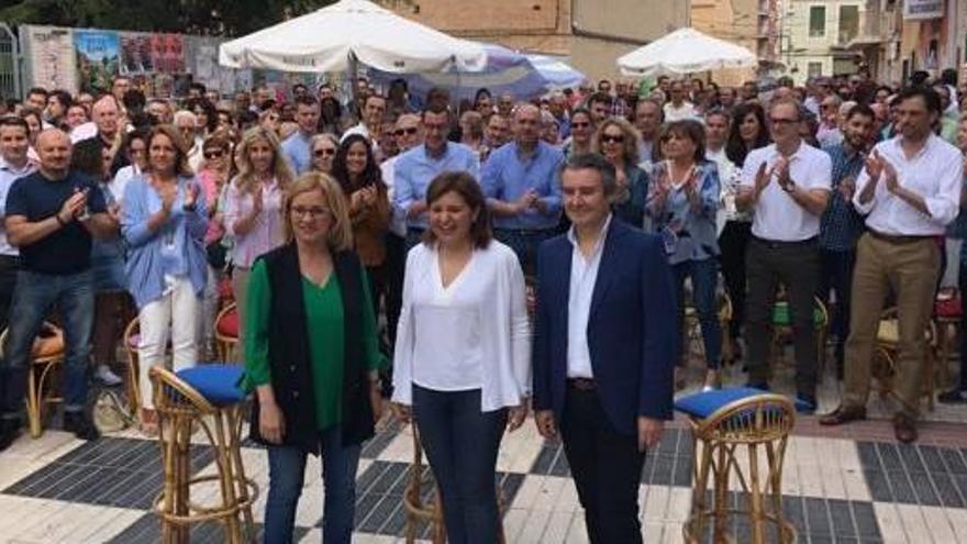 Isabel Bonig en el acto celebrado en la Pobla de Vallbona.