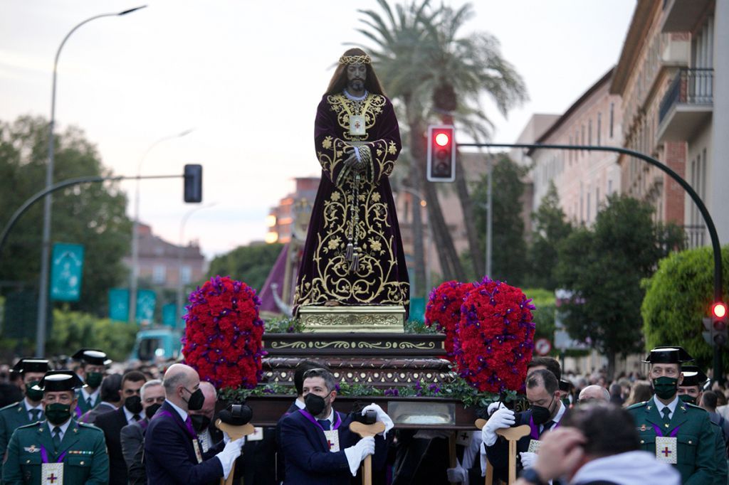 La Virgen de la Fuensanta sale en procesión rogativa por el fin de la guerra en Ucrania