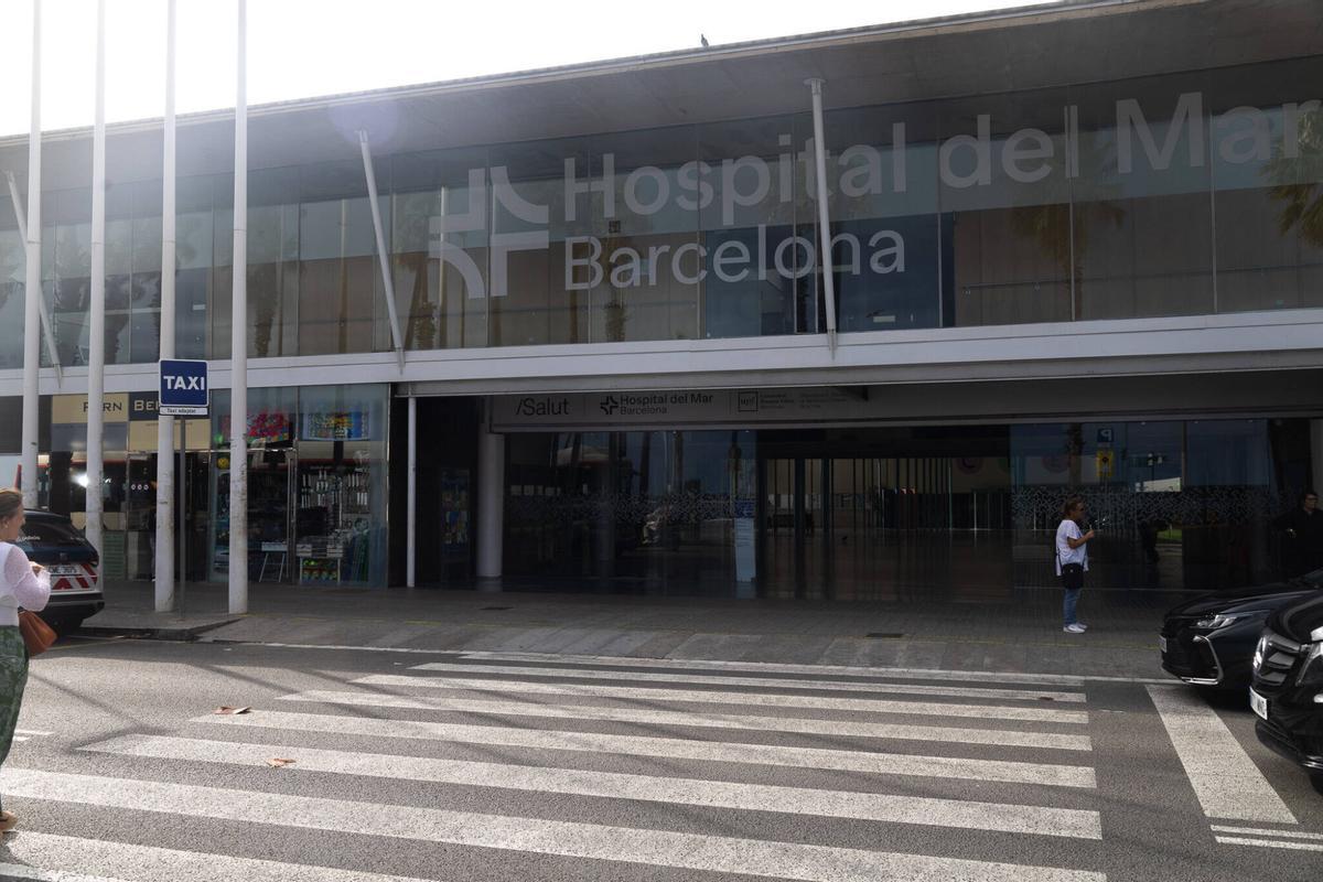 Fachada del Hospital del Mar en Barcelona (imagen de archivo)