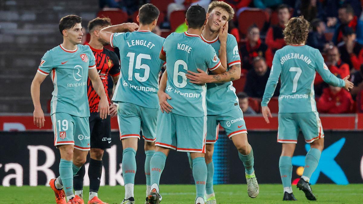 Victoria del Atlético de Madrid en Son Moix