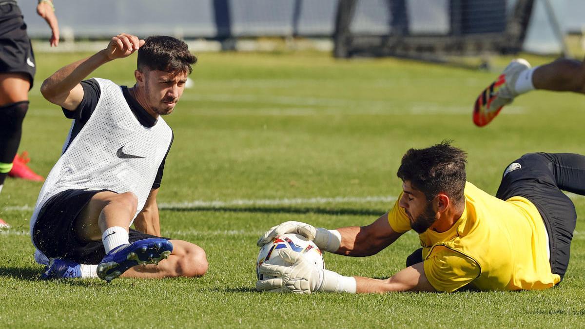 Los blanquiazules entrenaron ayer, antes de recibir al Espanyol en casa.