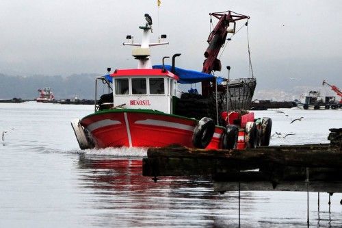 Los bateeiros de Arousa encordan mejilla