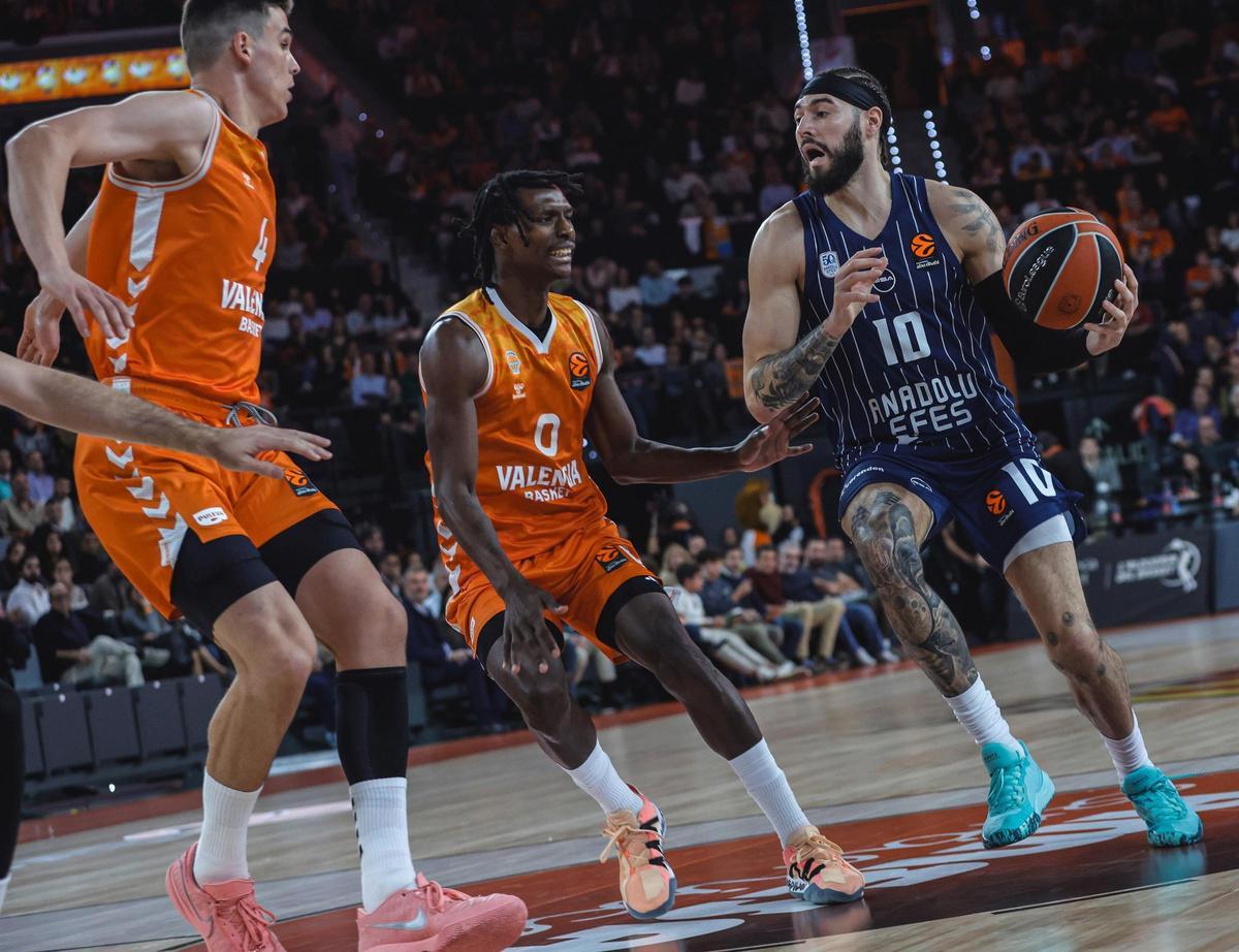 Valencia Basket viaje a Isreal tras jugar ante el Anadolu Efes en la Euroliga