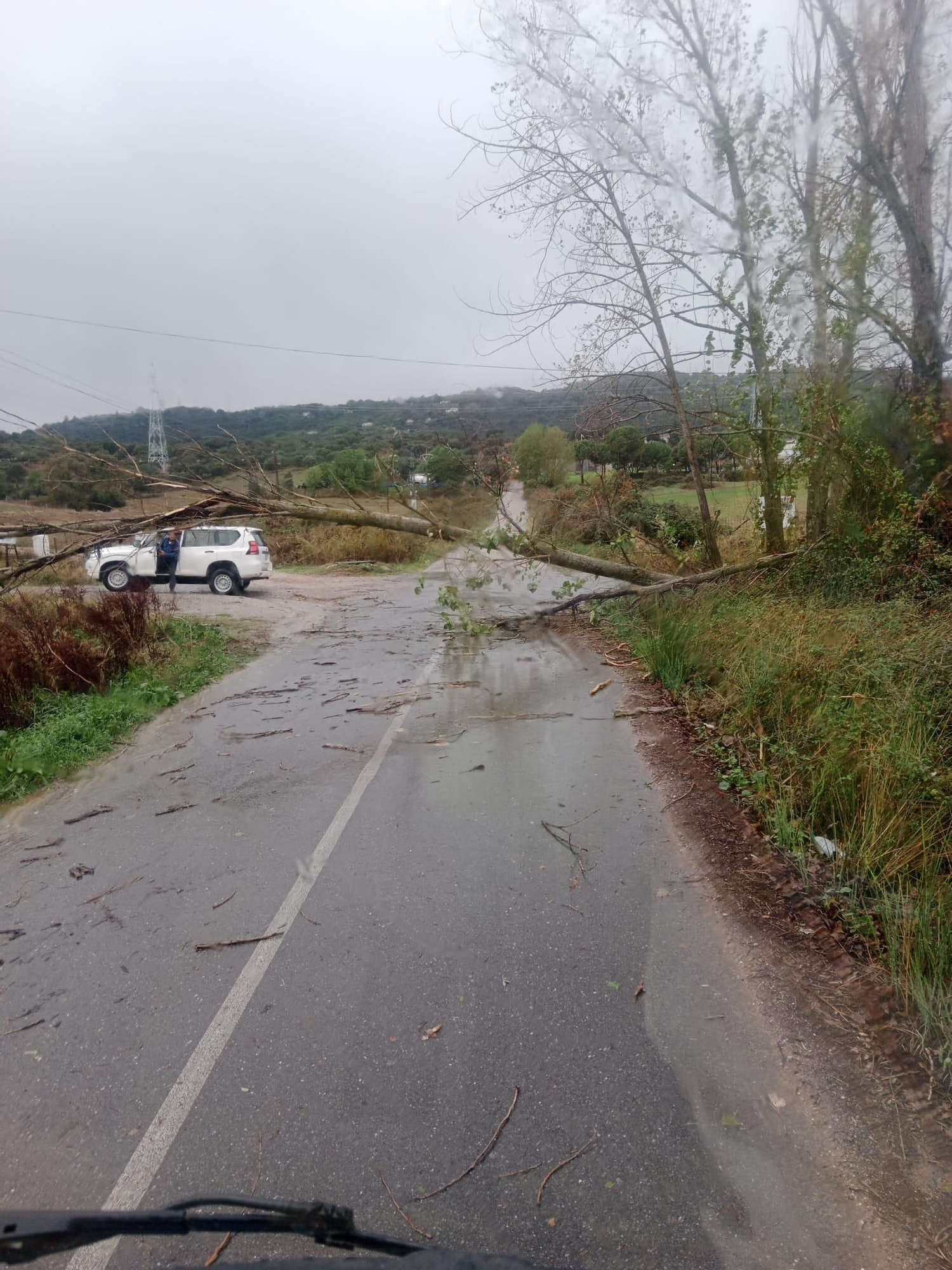 Fotogalería | Así afecta el temporal de lluvia y viento en Cáceres