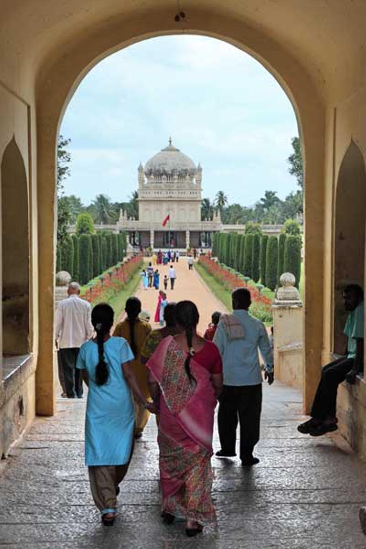 El mausoleo de Gumbaz, donde está enterrado el sultán Tipu.