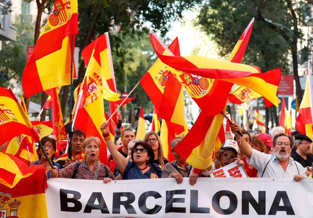 Manifestación en Barcelona por la unidad de España