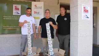 Las 13.000 pegatinas de Viriato parando el AVE de Zamora