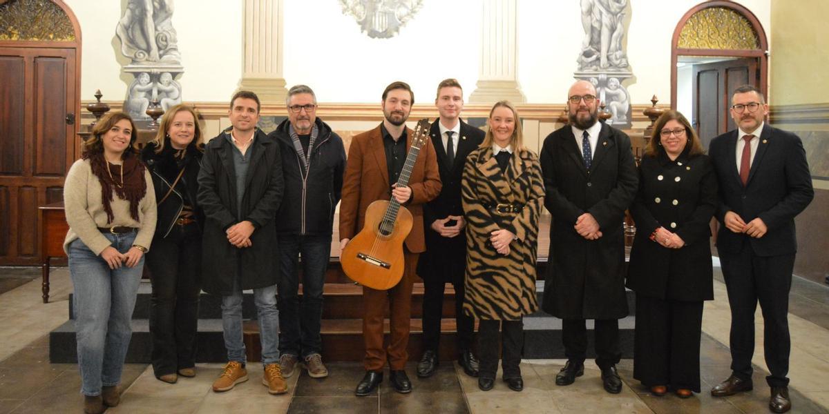 El salón de actos de la Comunitat de Regants de Vila-real ha sido uno de los espacios para las interpretaciones musicales.